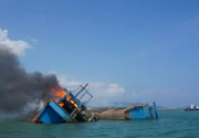 KKP tenggelamkan 10 kapal asing di laut Natuna