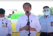 Jokowi tinjau panen raya padi di Indramayu