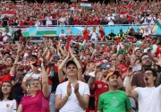 Stadion terisi penuh, Hungaria tak takut lagi Covid-19