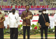 Jokowi resmikan venue PON Papua: Pekerjaan kita belum selesai!
