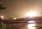 Kebakaran kilang minyak di Cilacap karena badai kilat