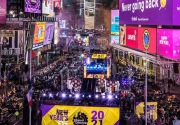Times Square New York siap rayakan Tahun Baru 2022