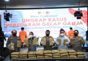 Polisi tangkap pengendali narkoba lintas provinsi, 224 kg ganja disita