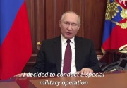 Isi Pidato Putin yang penuh ancaman sebelum memulai serangan ke Ukraina 