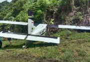 Pesawat Pilatus tergelincir di Kabupaten Paniai