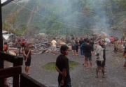   Kembali melakukan teror, KKB tembaki polisi dan bakar rumah di Paniai