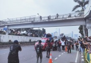Unjuk rasa, mahasiswa mengaku belum puas dengan Jokowi