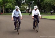 Jokowi ajak PM Australia bersepeda