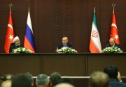 Presiden Turki, Rusia, Iran akan bertemu di Teheran