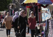 Pedagang pakaian di Gaza protes karena Hamas menaikkan pajak
