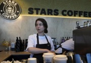 Starbucks hengkang, rapper pro Putin dirikan Stars Coffee di Rusia