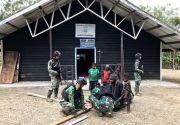 Warga di Papua susah beribadah, TNI perbaiki gereja