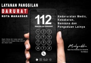 Permudah warga laporkan kondisi darurat, Diskominfo Makassar luncurkan layanan Call Center 112