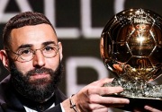 Karim Benzema menjadi pemenang Ballon d’Or 2022