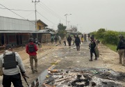 Polda Papua telusuri pembakaran bangunan pos polisi di Kabupaten Puncak