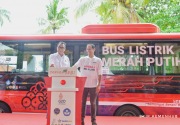 Bus listrik Merah Putih untuk KTT G20 resmi diluncurkan