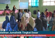 Pelatihan jurnalistik PC PGRI Karangjaya gegara resah kepsek dan guru diteror wartawan gadungan