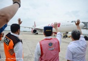 Penerbangan jemaah umrah kedua hari ini dari Bandara Kertajati