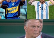 Messi membalaskan dendam Riquelme dan Di Maria kepada Louis van Gaal?