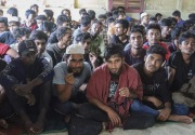 Terdampar di Aceh, 184 pengungsi Rohingya dipaksa turun dari kapal