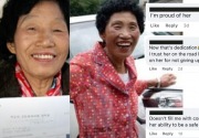 Kisah pantang menyerah yang luar biasa, seorang nenek ikut ujian SIM sampai 960 kali