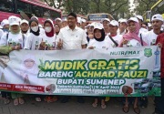 Pemkab Sumenep gelar mudik perdana dari Jakarta, peserta membludak