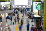  Arus balik hari ini, 40 ribu penumpang KA tiba di Jakarta 