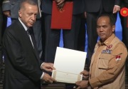 Bantu pencarian korban gempa,  Presiden Turkiye beri penghargaan kepada Indonesia