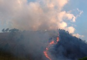Kebakaran lahan di Kabupaten Dairi masih sulit dikendalikan