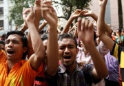 Industri garmen Bangladesh diguncang demo setelah seorang buruh dibunuh karena tuntut upah 