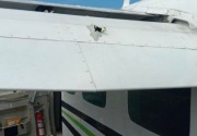 Polisi olah TKP penembakan pesawat di Intan Jaya 