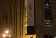 Polisi hentikan pergantian logo Twitter di gedung kantor pusatnya  