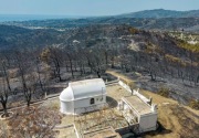 Kebakaran parah landa Yunani: Perdana Menteri tak mau jadikan perubahan iklim jadi alasan