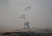 Usai gencatan senjata, pesawat tempur Israel bombardir Gaza 