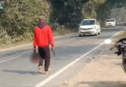 Pemandangan mengerikan di pinggir jalan Uttar Pradesh