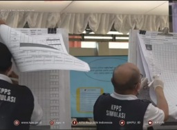 KPU gelar simulasi pemungutan dan penghitungan suara Pemilu Serentak 2024