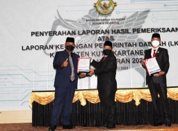 Terus perbaiki pengelolaan daerah, Pemkab Kukar raih predikat WTP dari BPK RI