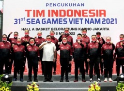 Penuhi target, Indonesia peringkat tiga SEA Games 2021 Vietnam