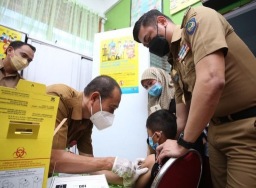 Imunisasi dasar lengkap di Gowa capai 96,31%