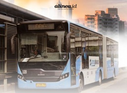 Bus listrik TransJakarta dan asa mengurangi polusi udara