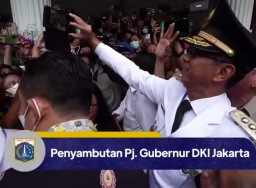 Pj Gubernur DKI Jakarta  Heru Budi Hartono buka lagi posko pengaduan di Balai Kota 