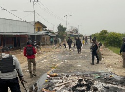 Polda Papua telusuri pembakaran bangunan pos polisi di Kabupaten Puncak