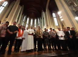 Sambut Natal 2022, Pj Gubernur DKI Jakarta Heru kunjungi empat gereja besar di Jakarta