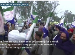 Pawai petani disambut gas air mata polisi India