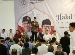 Tim Hukum AMIN konsolidasi sambil halal bihalal bersama Anies-Muhaimin