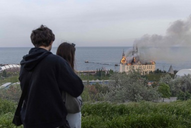 5 orang tewas saat Rusia menyerang kastil 'Harry Potter'
