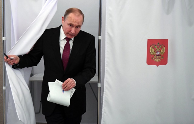 Hasil pemilu sementara Rusia, Putin pimpin suara terbanyak 