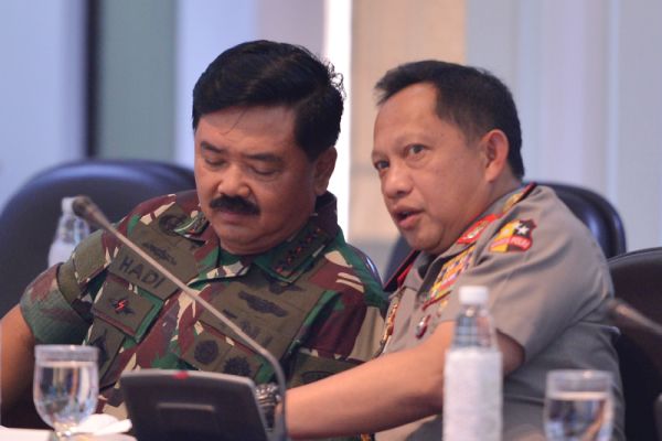 Panglima TNI sebut tiga ancaman saat pilkada dan pilpres 