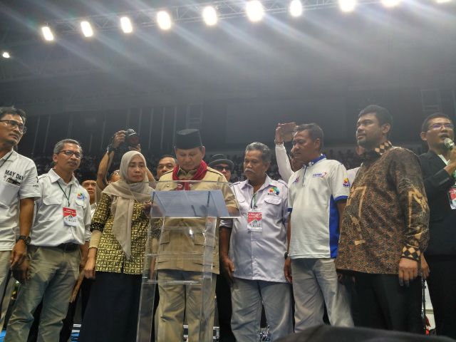 Deklarasi dukungan ke Prabowo, KSPI sodorkan 