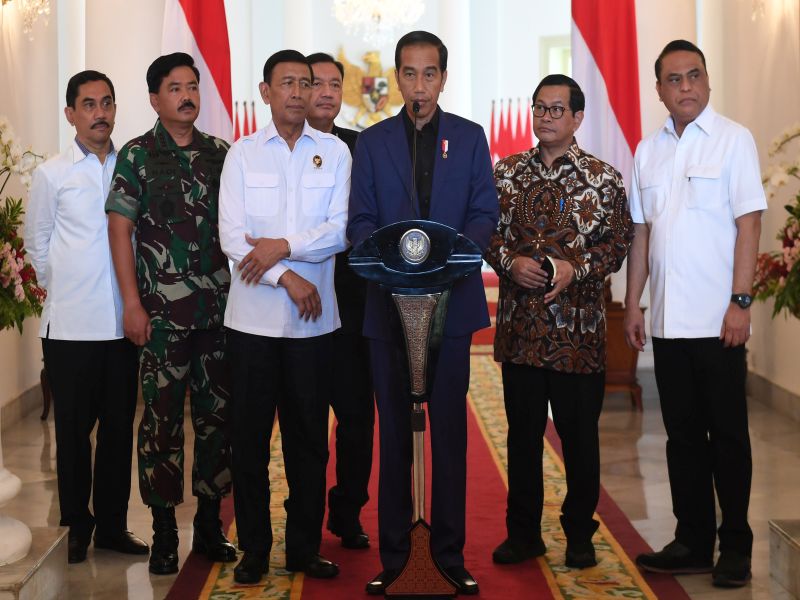 Jokowi tegaskan komitmen negara basmi terorisme